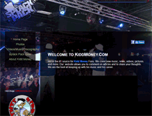 Tablet Screenshot of kiddmoney.com